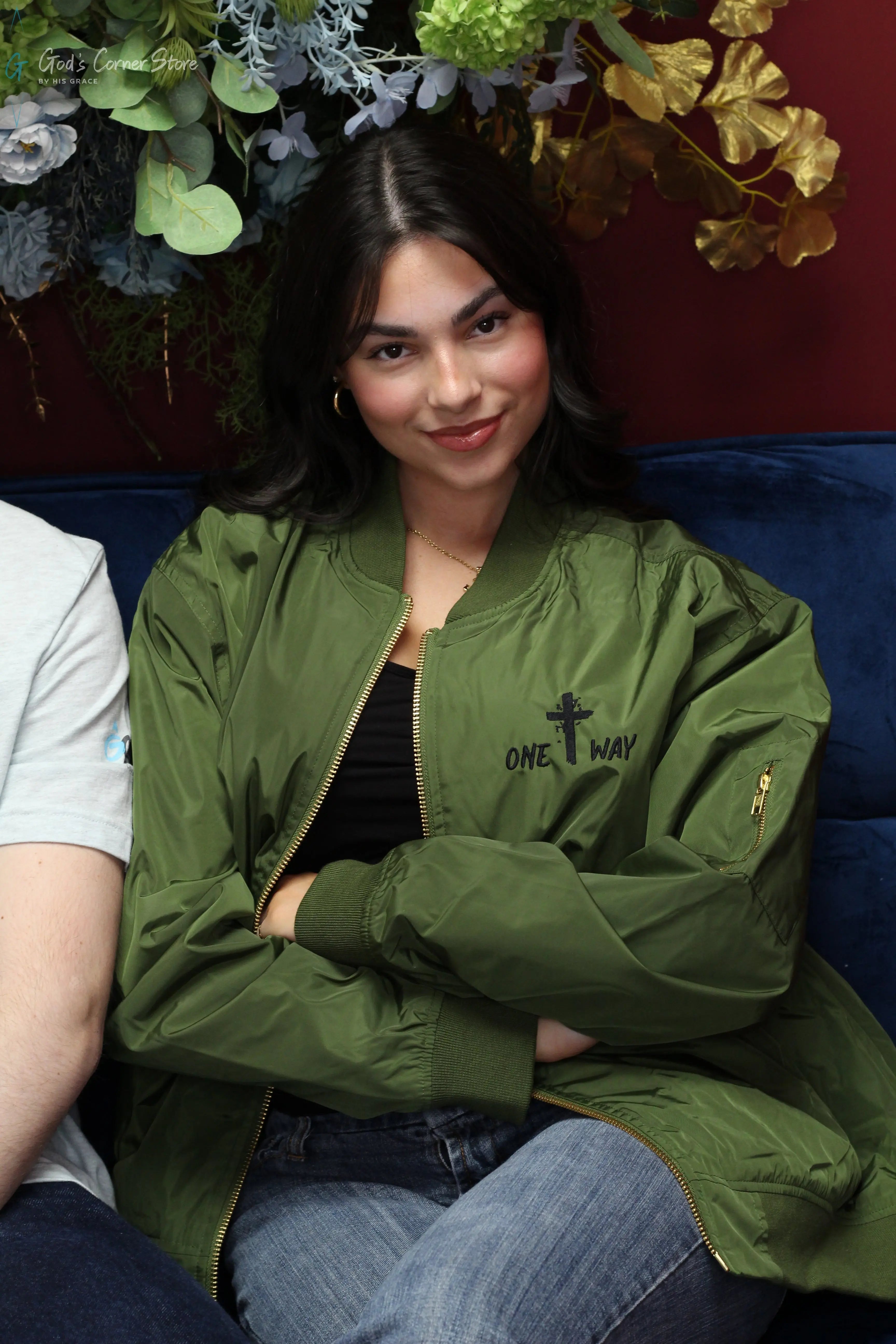ONE WAY Premium Recycled Bomber Jacket God's Corner Store
