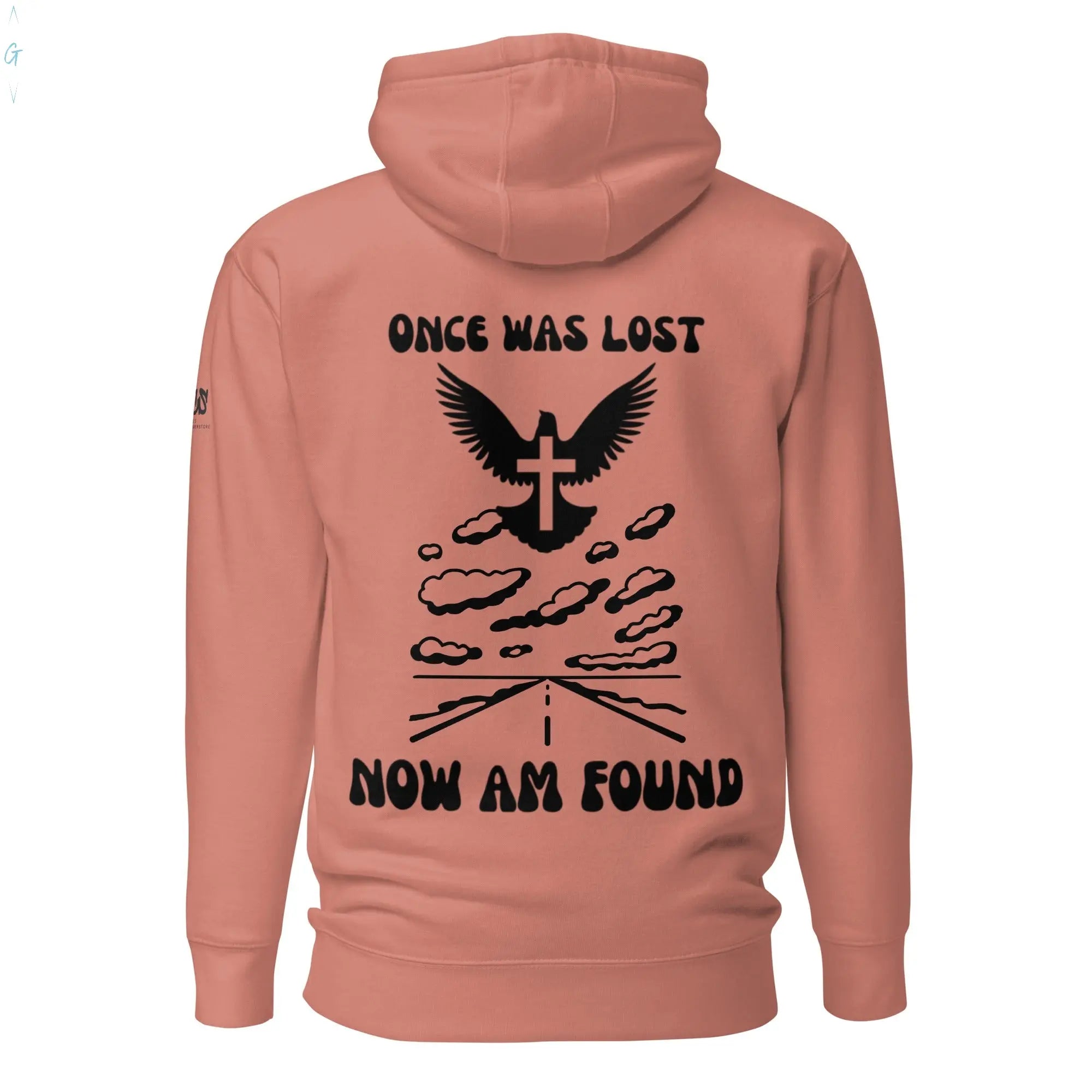 Once was lost, now am found Premium Hoodie God's Corner Store