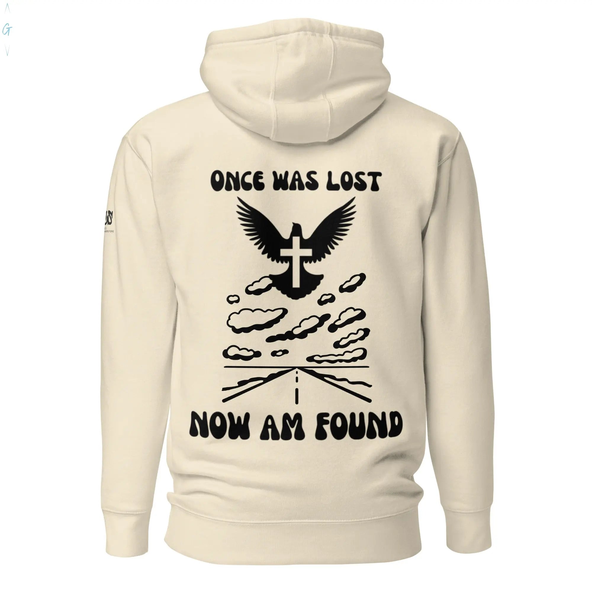 Once was lost, now am found Premium Hoodie God's Corner Store