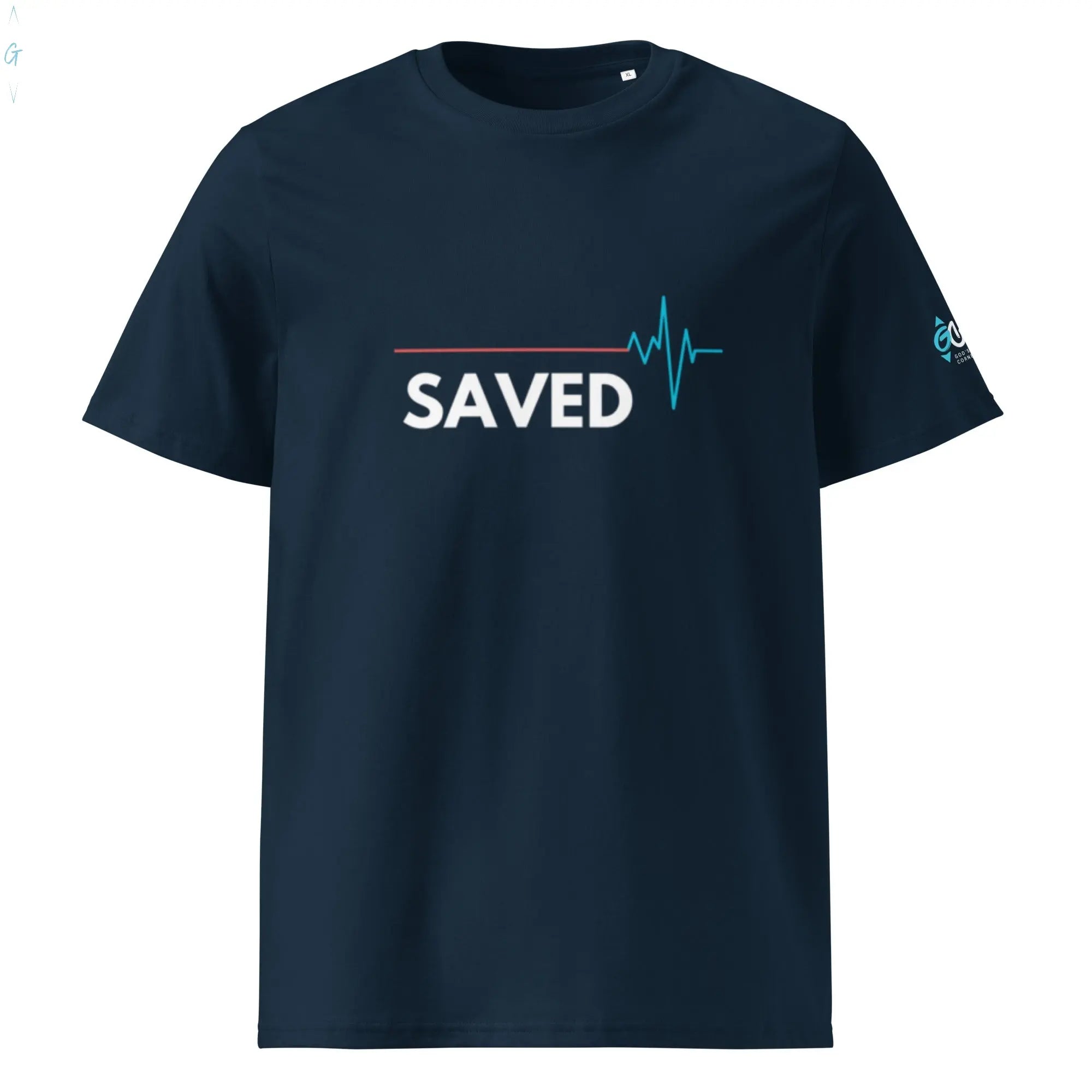 Saved organic tee God's Corner Store