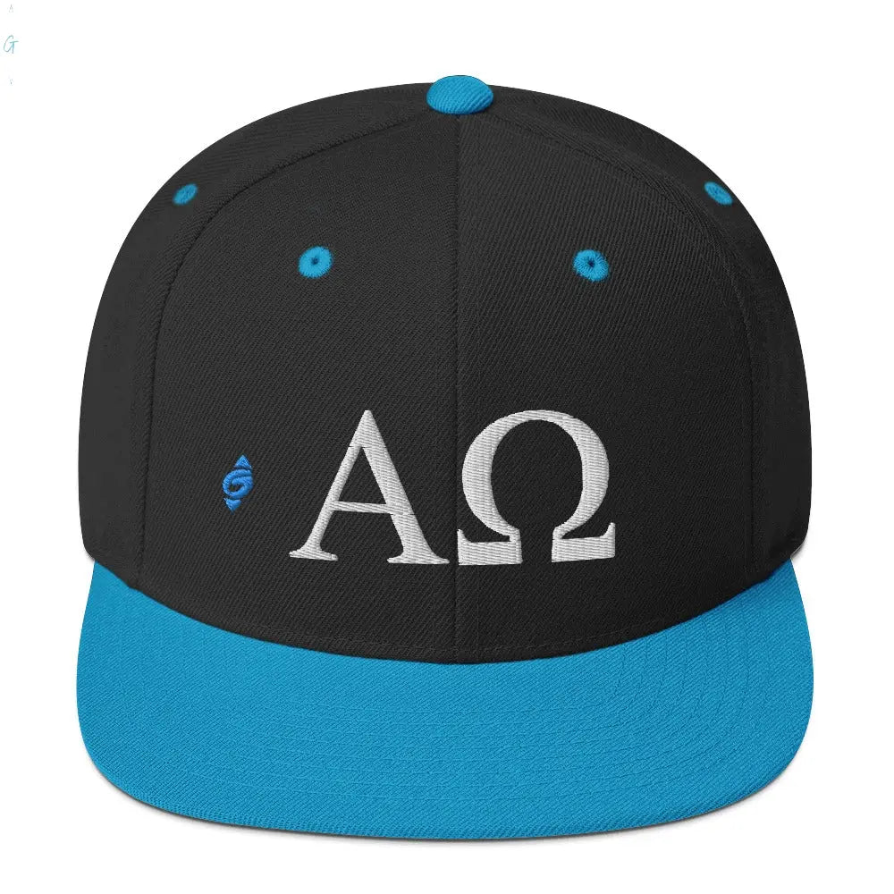 THE ALPHA & OMEGA Snapback Hat God's Corner Store