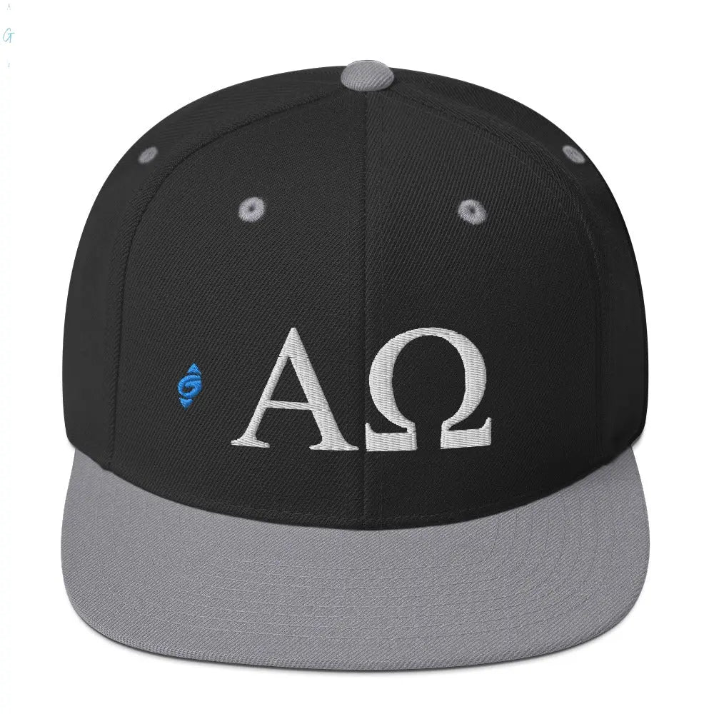 THE ALPHA & OMEGA Snapback Hat God's Corner Store