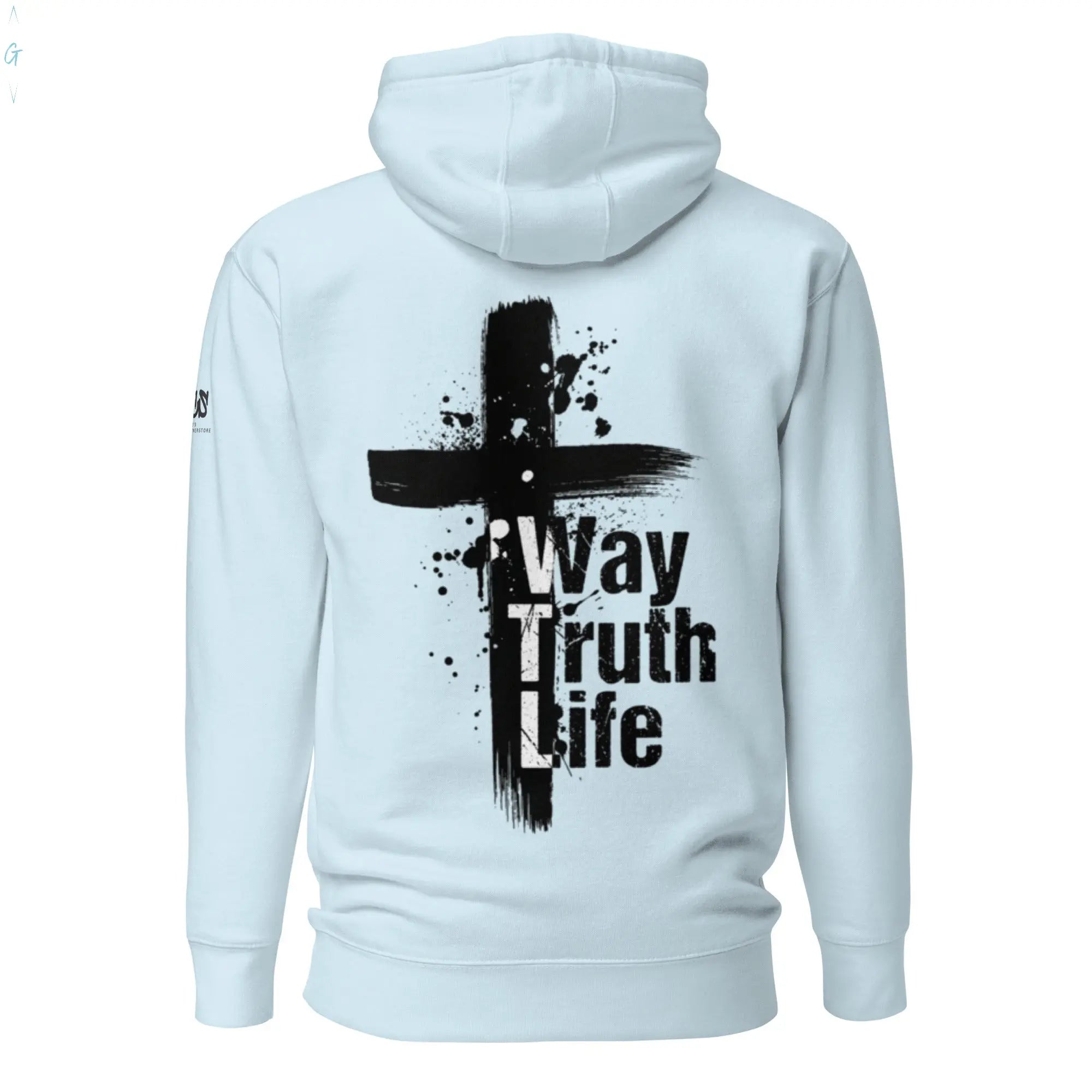 The Way, the Truth, the Life Premium Hoodie God's Corner Store