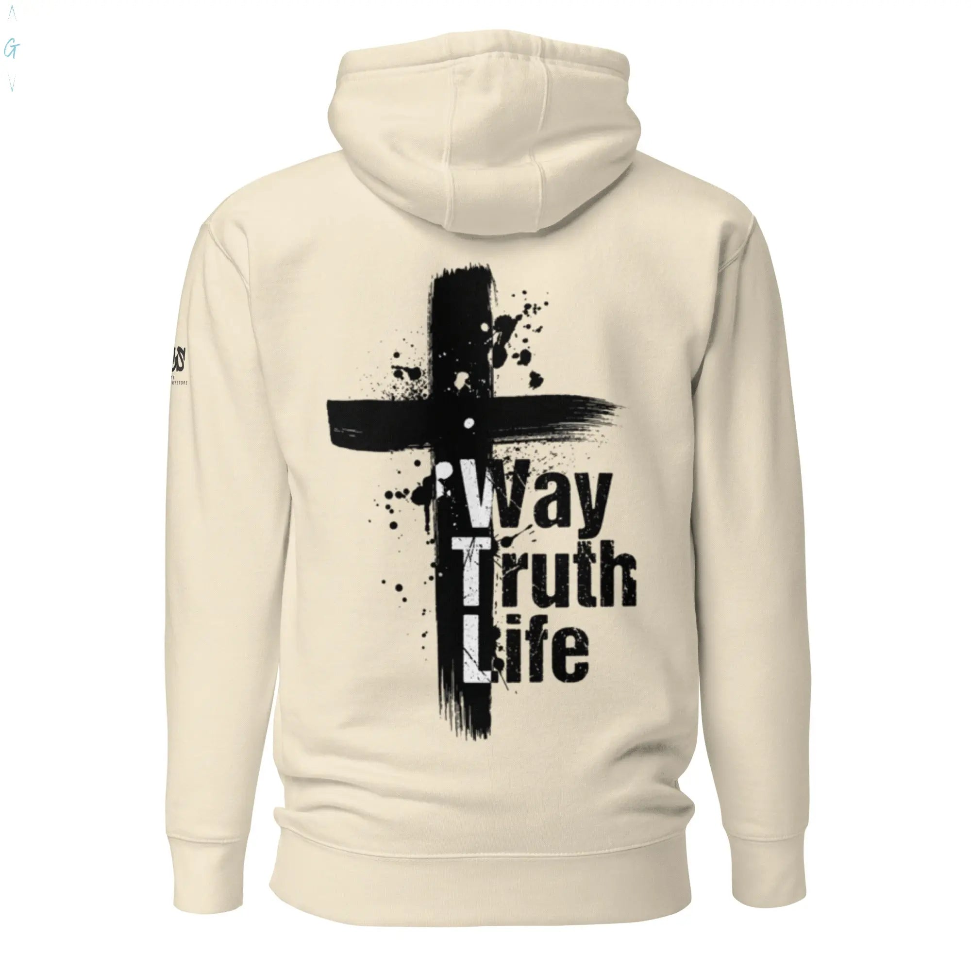 The Way, the Truth, the Life Premium Hoodie God's Corner Store