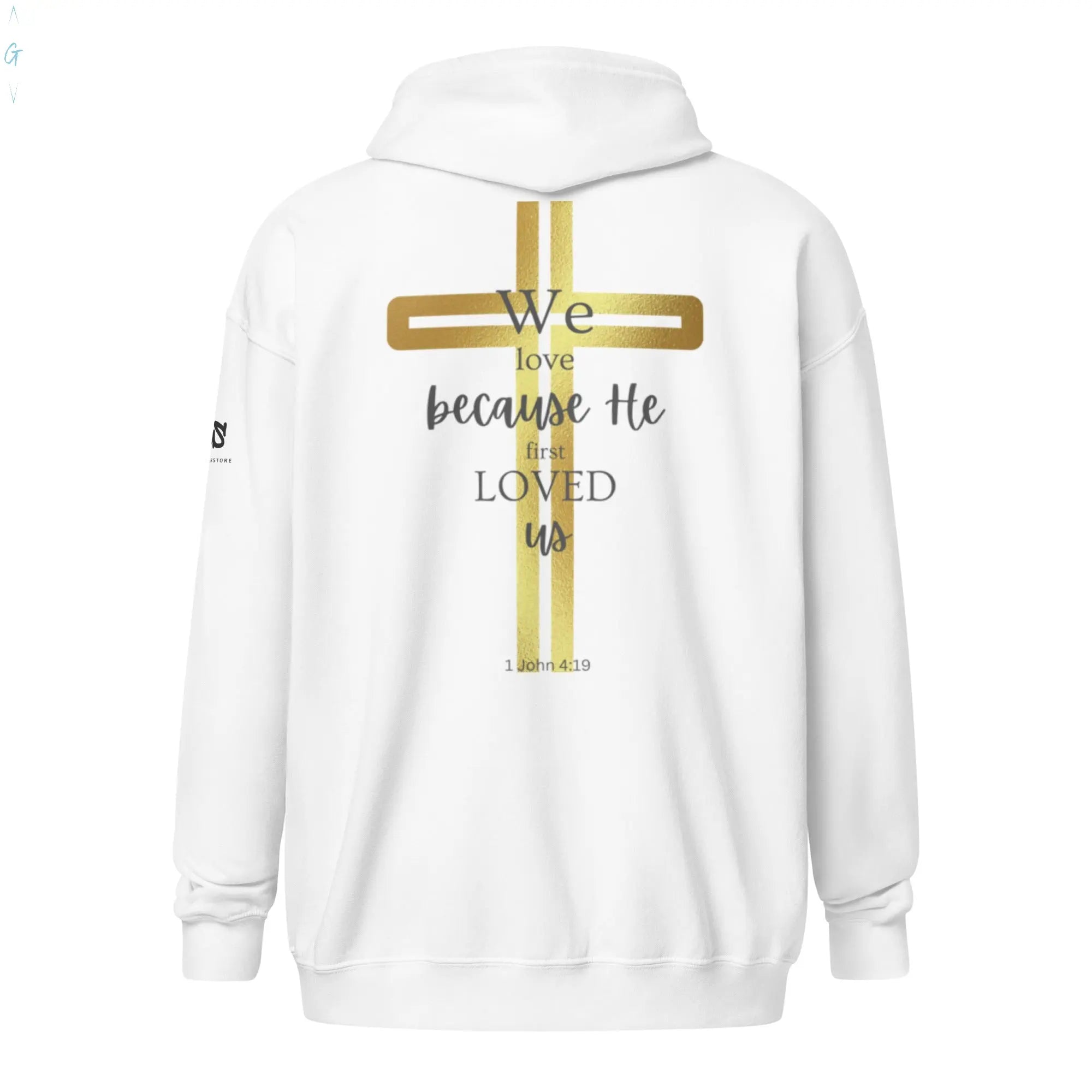 Unisex heavy blend zip hoodie God's Corner Store