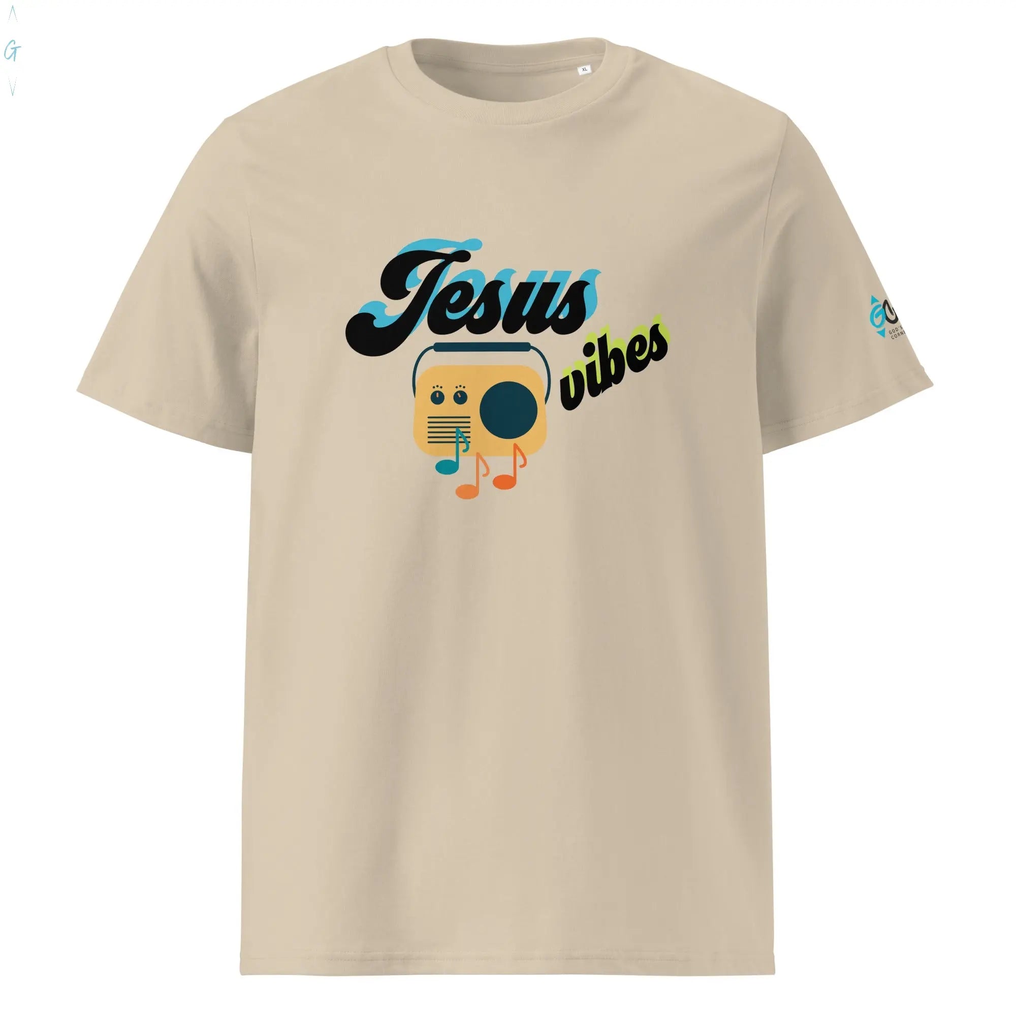 Unisex organic ribbed neck t-shirt God's Corner Store
