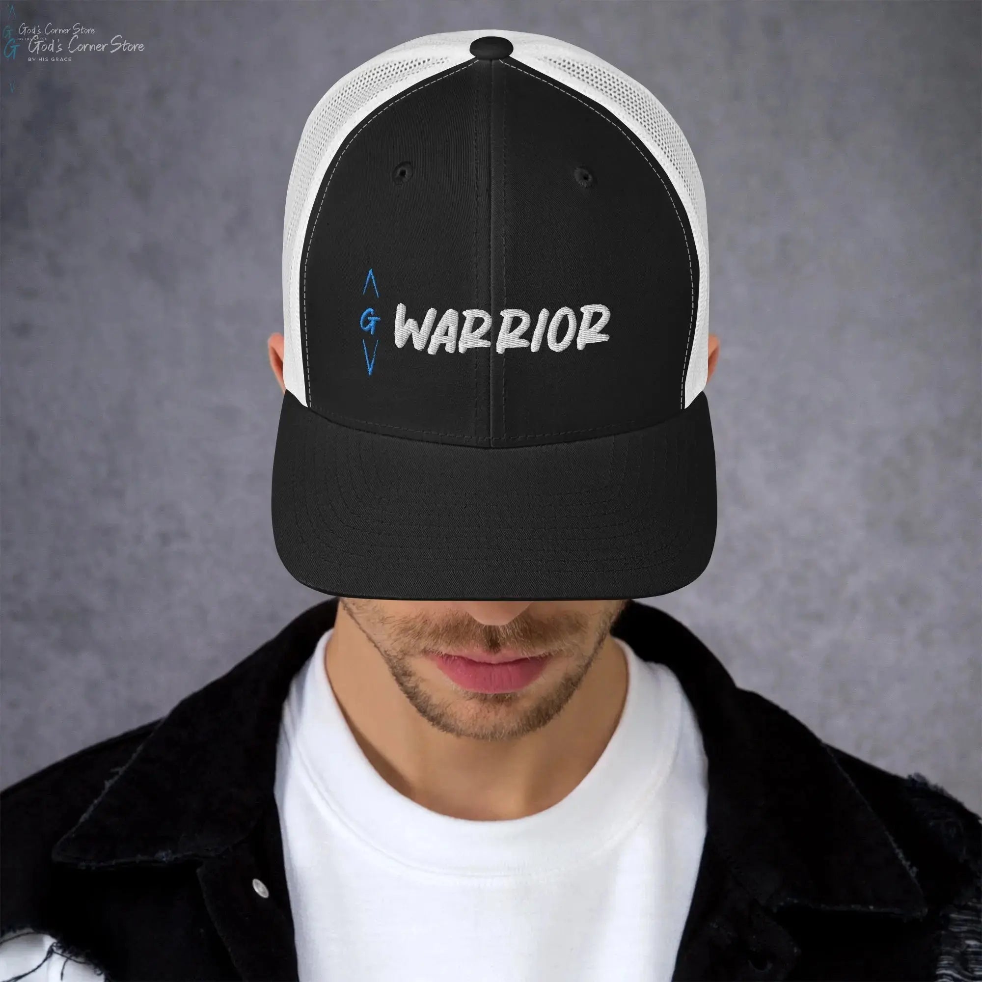 WARRIOR Retro Trucker Cap God's Corner Store