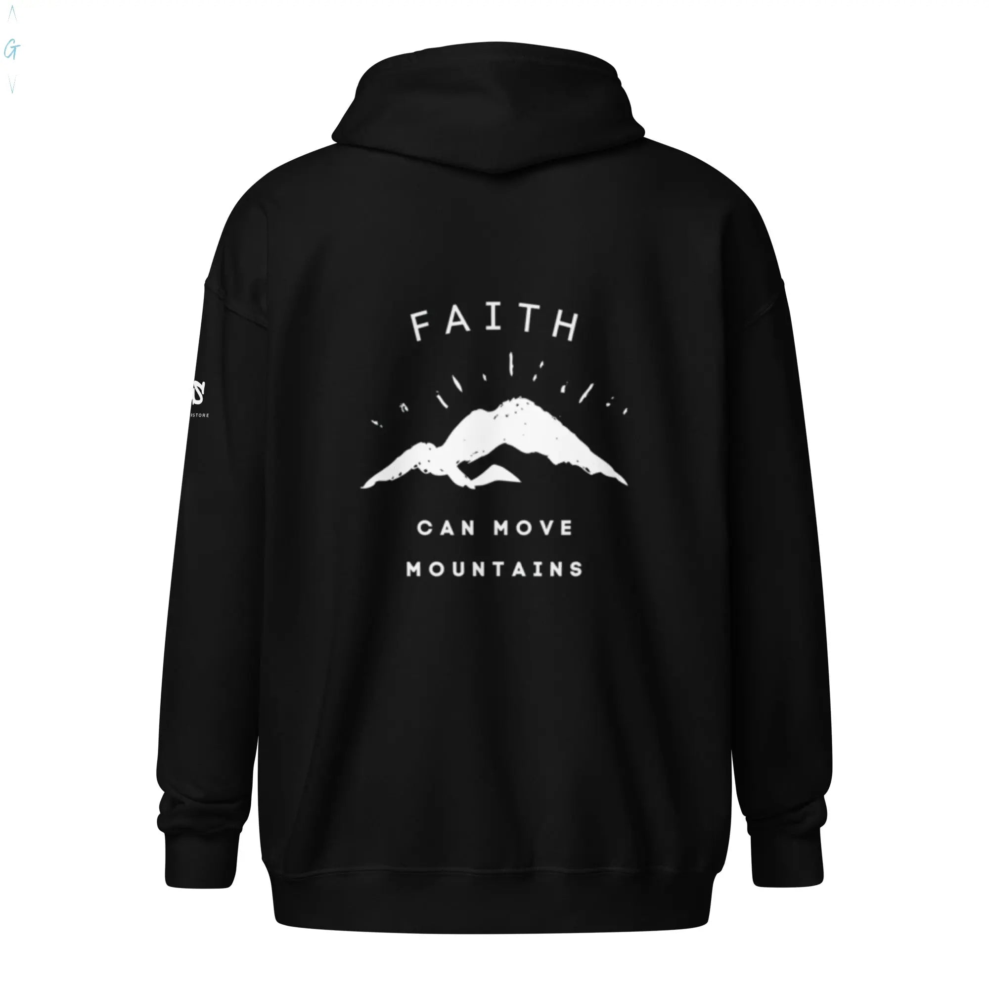 Walk by Faith not by Sight heavy blend zip hoodie God's Corner Store