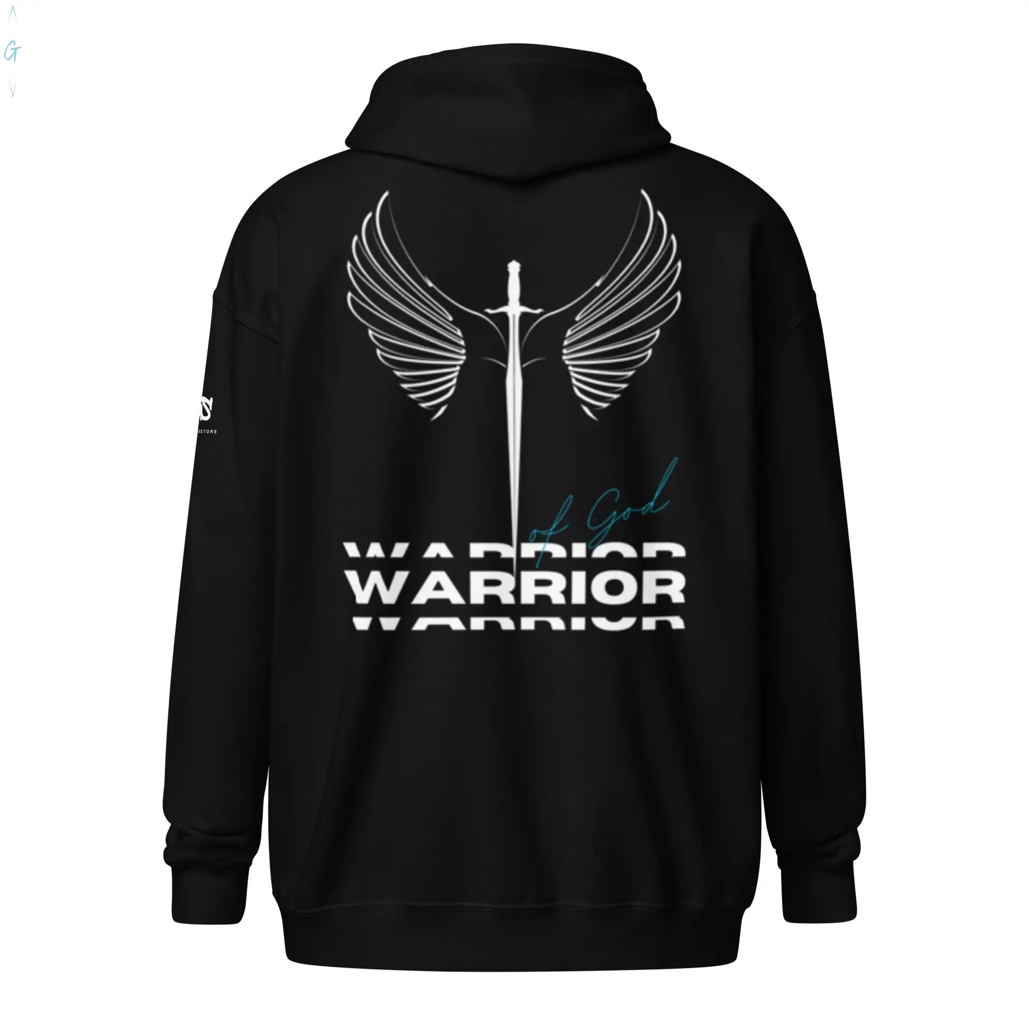Warrior of God Heavy Blend Zip Hoodie God's Corner Store