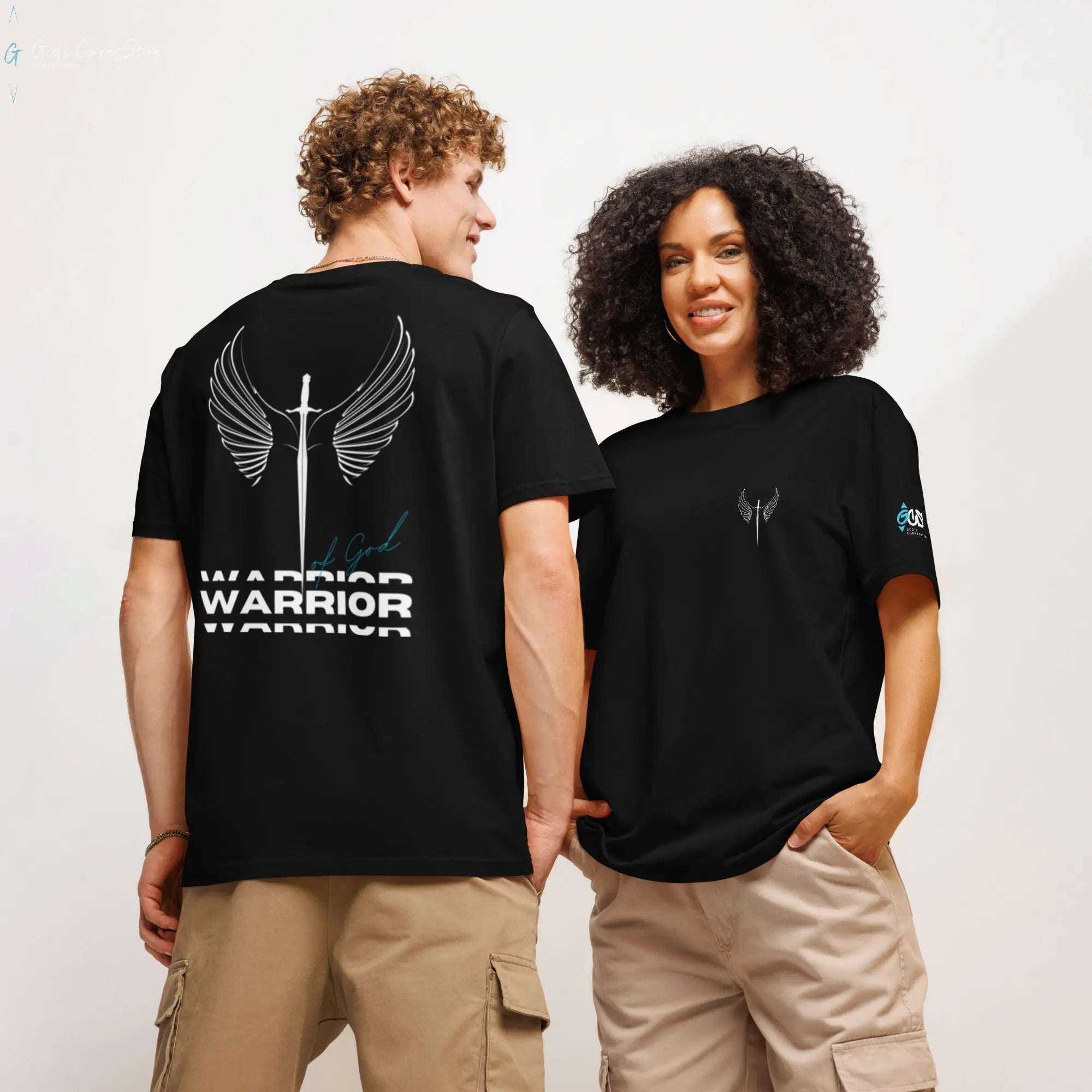 Warrior of God Organic Tee God's Corner Store