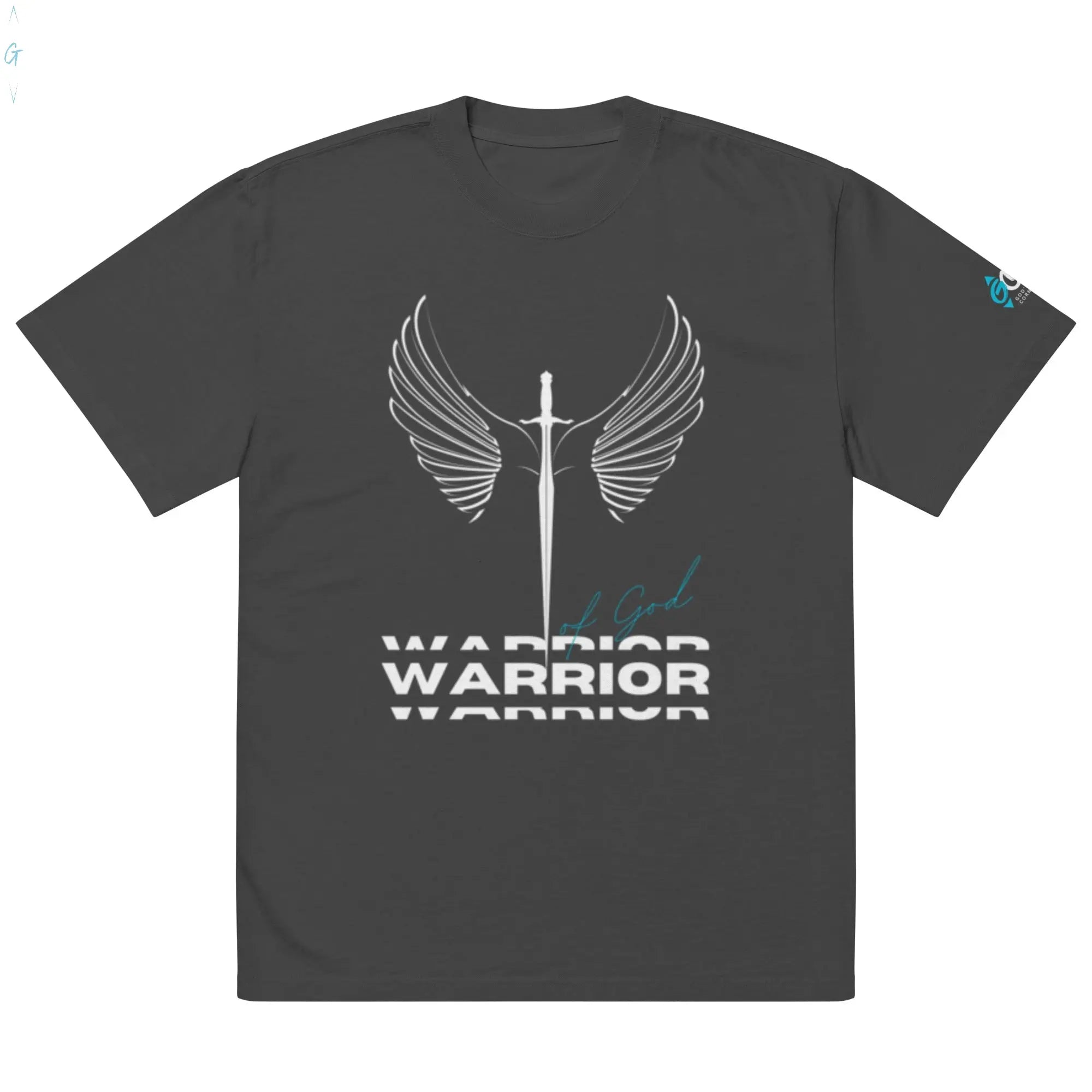 Warrior of God Oversized Faded Tee God's Corner Store