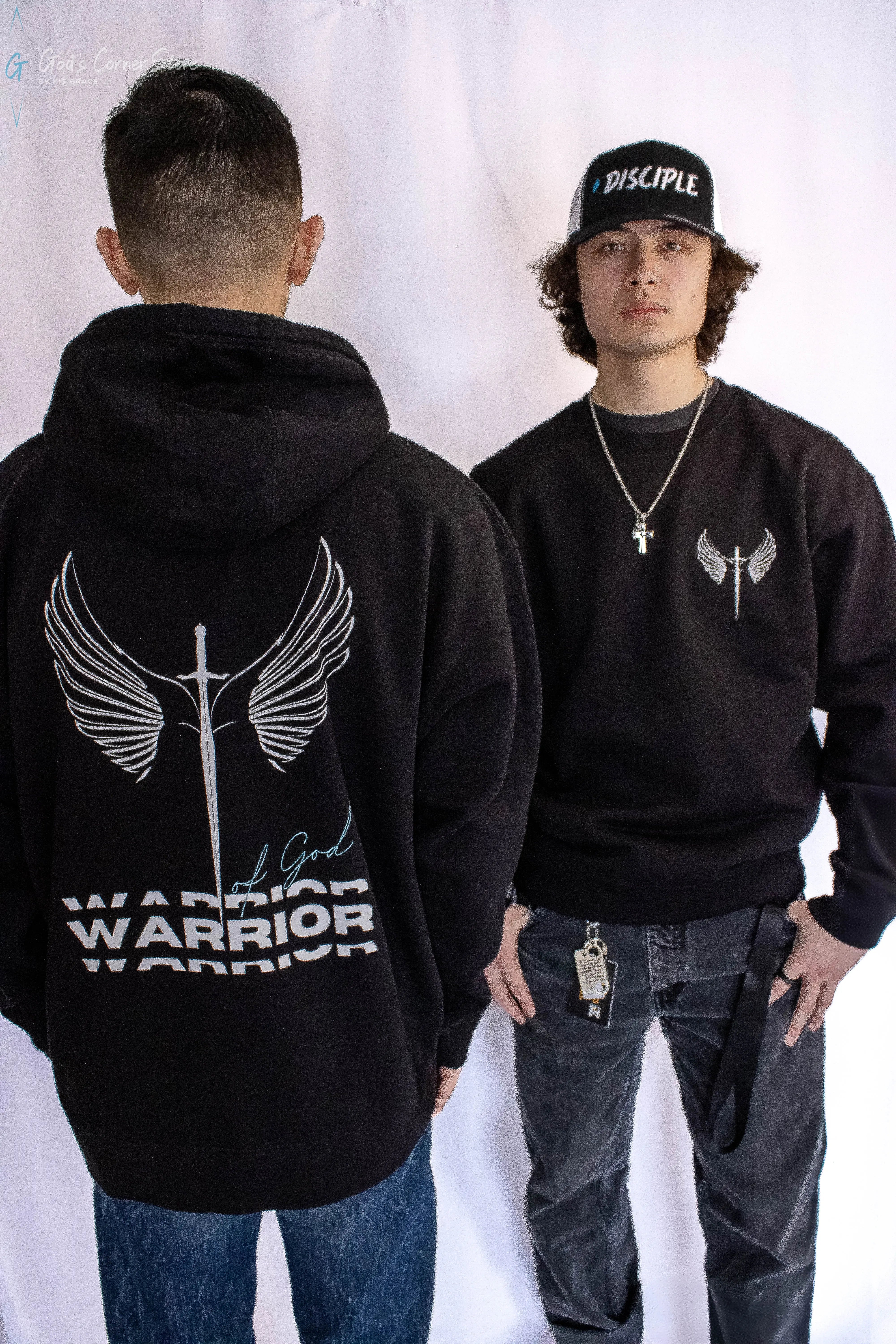 Warrior of God Premium Hoodie God's Corner Store