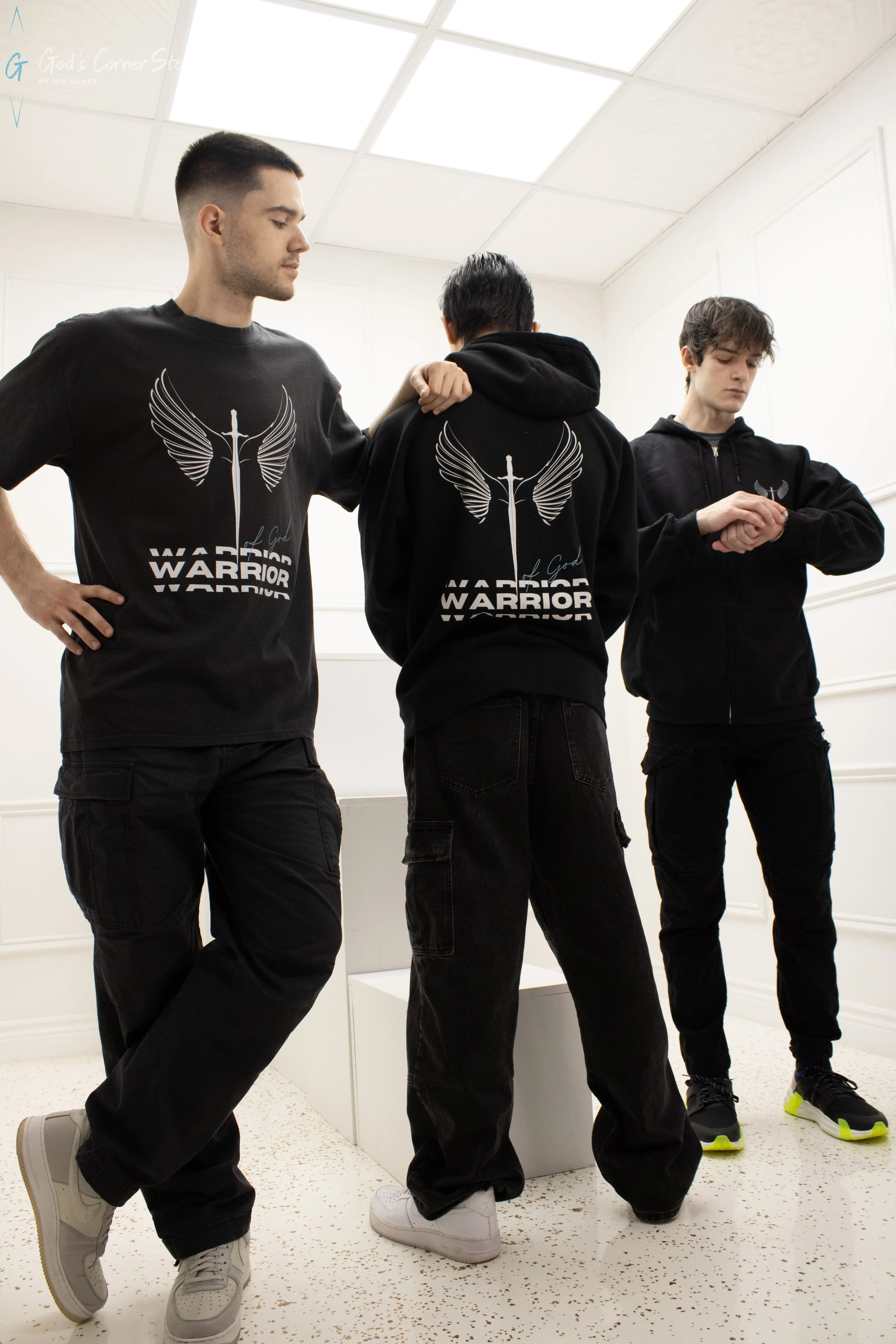 Warrior of God Premium Hoodie God's Corner Store