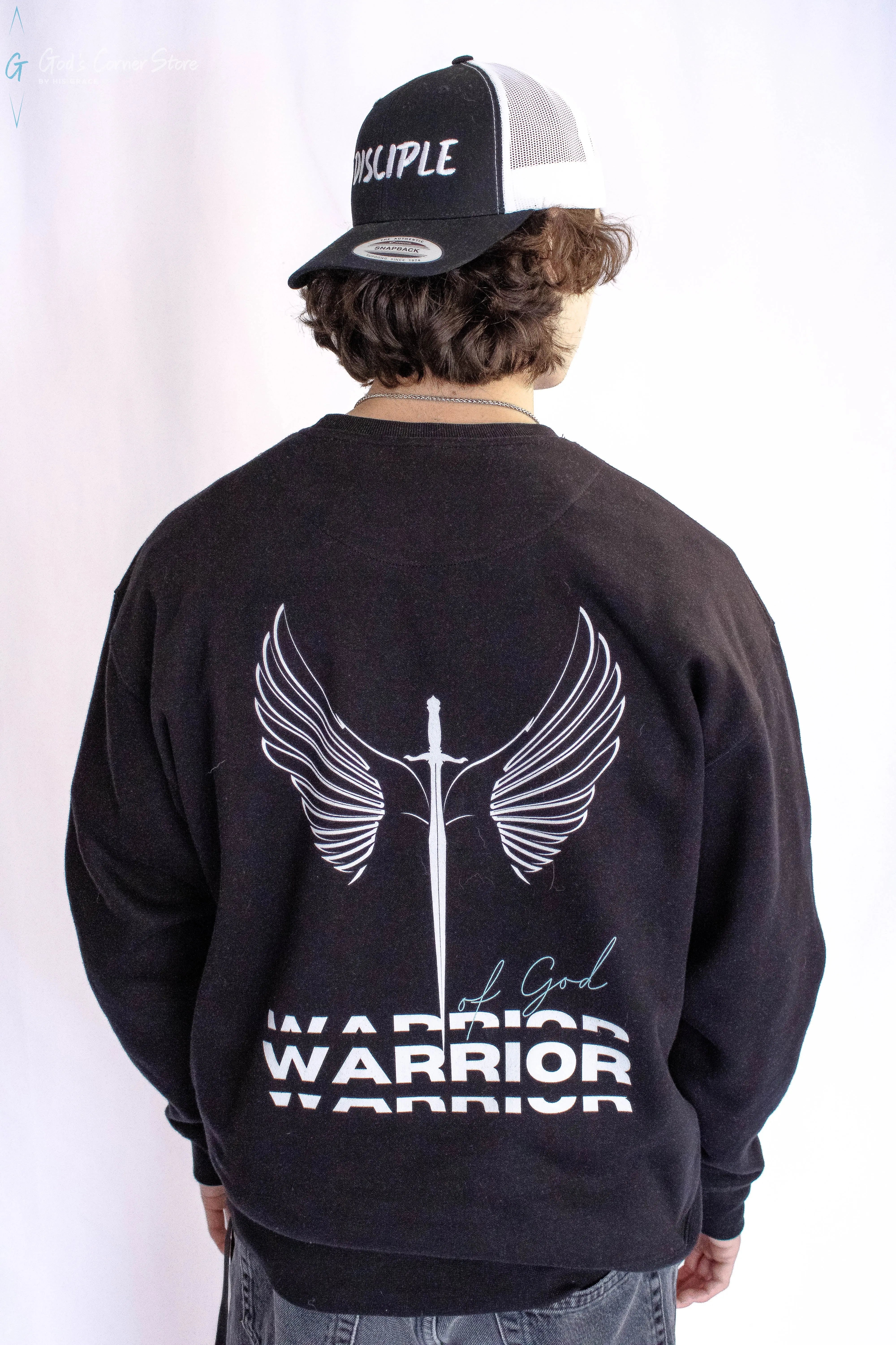 Warrior of God Premium Sweatshirt God's Corner Store