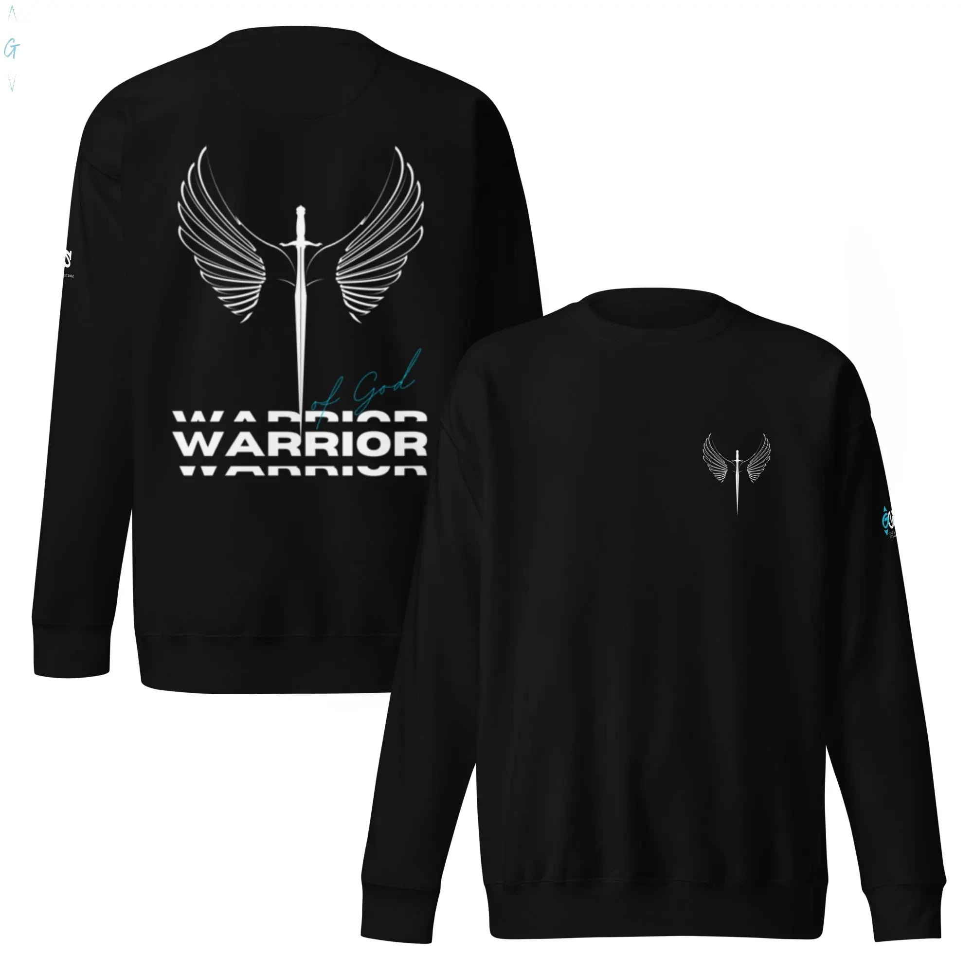 Warrior of God Premium Sweatshirt God's Corner Store