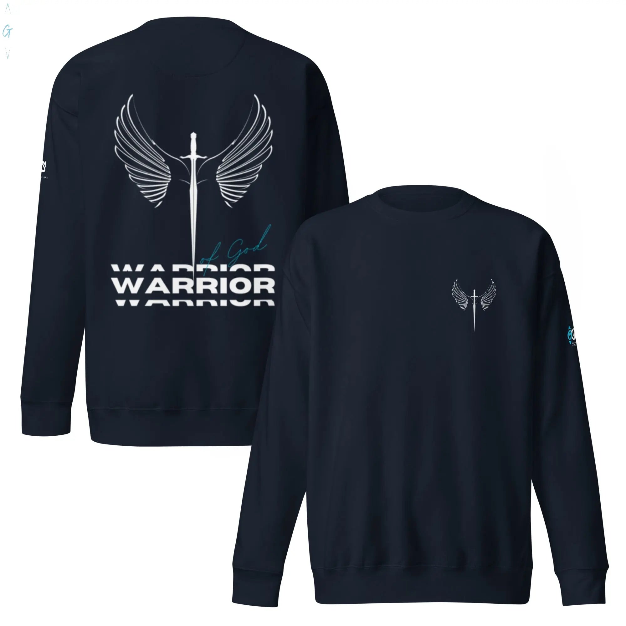 Warrior of God Premium Sweatshirt God's Corner Store