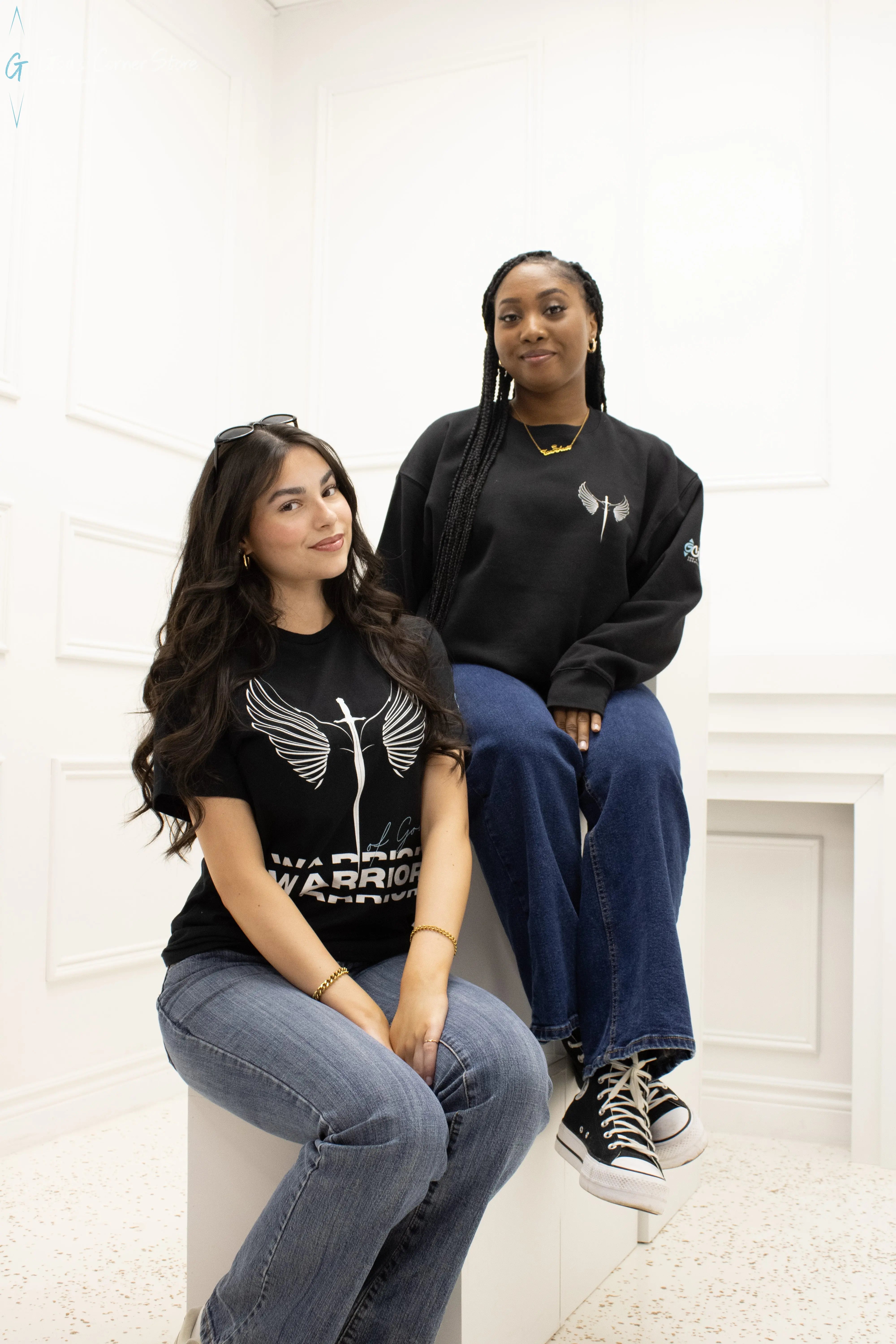 Warrior of God Premium Sweatshirt God's Corner Store